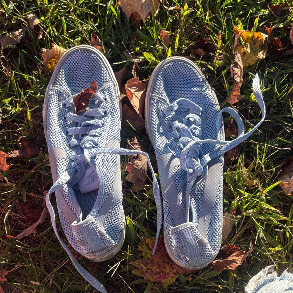 Nike Light Blue Sneakers with White Soles